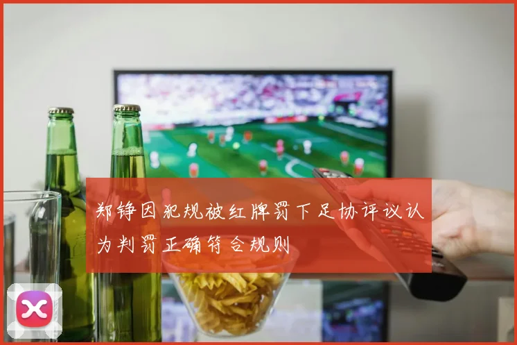 郑铮因犯规被红牌罚下足协评议认为判罚正确符合规则